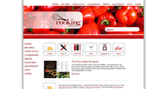 Desktop Screenshot of cookingindex.com